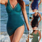 🩱Costum de baie din plasă, cu sarong, pentru slăbit