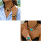 ❣️Cumpără 1 și primești 1 gratis❣️Set colier și brățară Vintage Boho-10