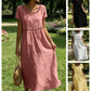🏖️🌊Rochie casual de vară din dantelă, cu guler rotund🌬️👗-2