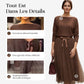 👗 Set 2 piese pentru femei: top din tricot și rochie din tricot-6