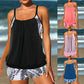 ❤️Set de două piese pentru femei: bluză tip tankini și pantaloni scurți-2