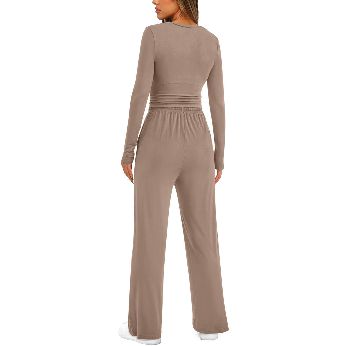 📢📢65 %  OFF !! ⏰2026 Women's Casual Wear Long-Sleeved Loose-Fit Trouser Set 👚