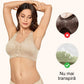 Sutien sexy, respirabil și confortabil cu nasturi de dantelă în dimensiuni mari-2