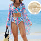 🏖️Letné trojdielne plavky s potlačou