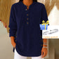 🎉 Bluză Henley din catifea pentru femei – elegantă, moale și versatilă 🧥📦-26