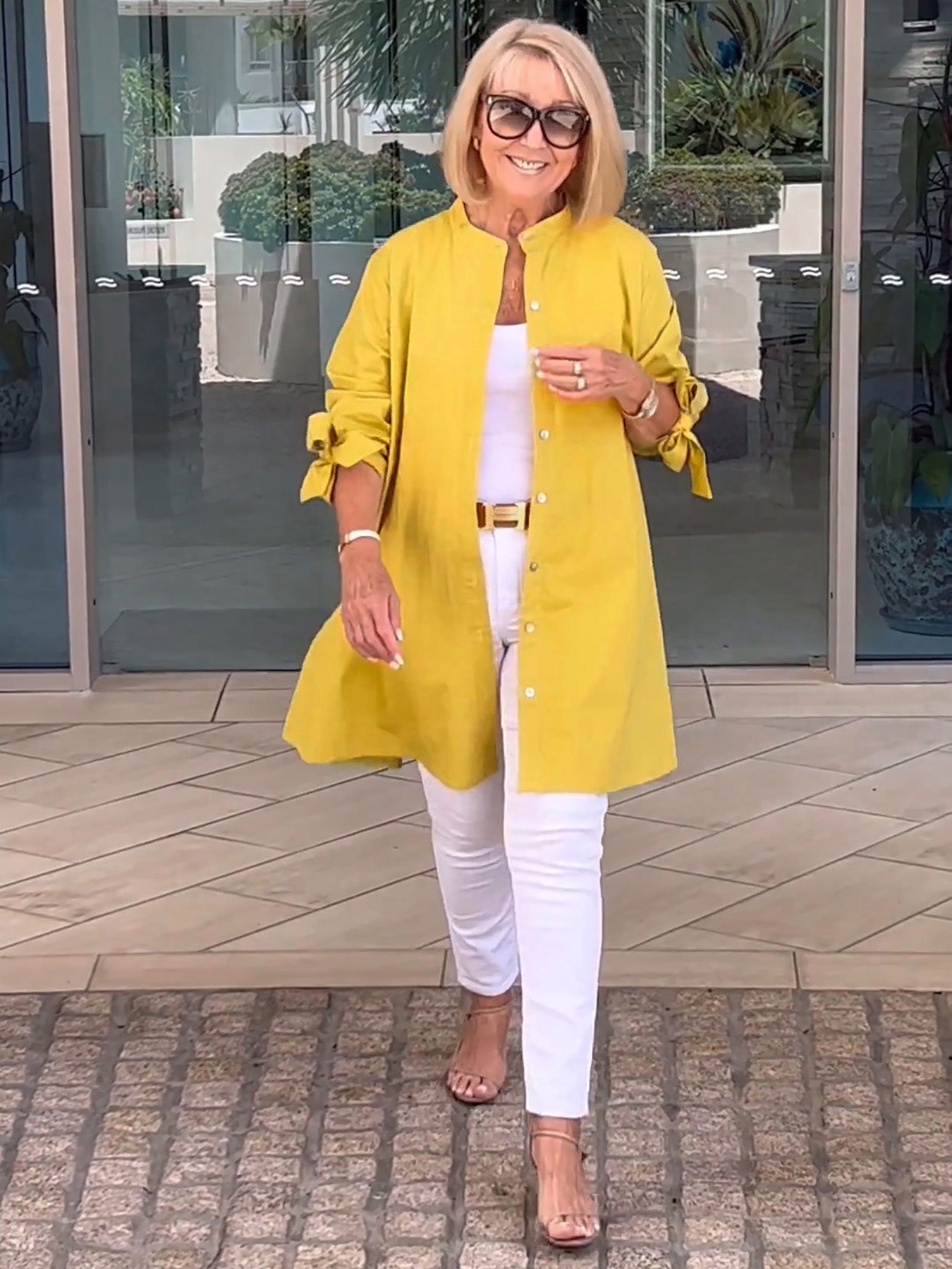 💕 Confortabile🌸Jachete lungi din bumbac de culoare solidă pentru femei-9