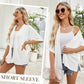 🧥 REDUCERE DE 43% PENTRU O PERIOADĂ LIMITATĂ! ✨ Cardigan elegant și lejer cu mâneci scurte, model 2026 – o piesă ușoară, aerisită și versatilă, perfectă pentru ținute în straturi 🌸