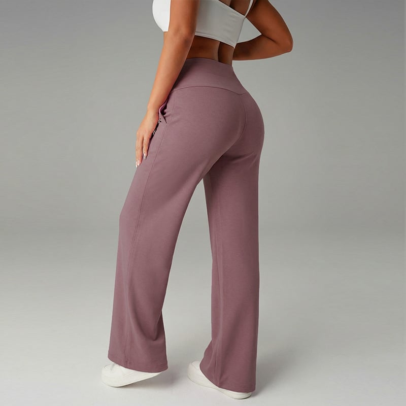 💗ULTIMA ZI DE REDUCERI 50% REDUCERE⚡50.000+ VÂNDUTE💕Pantaloni drepți largi, simpli, pentru femei-24