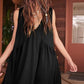 💃 Rochie mini de vară fără mâneci, cu decolteu în V, pentru femei-5