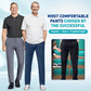 💖Pantaloni casual elastici pentru bărbați, confortabili și respirabili