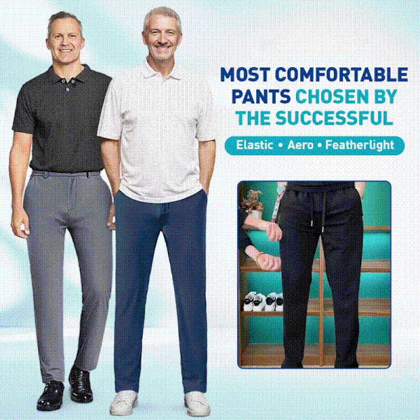 💖Pantaloni casual elastici pentru bărbați, confortabili și respirabili
