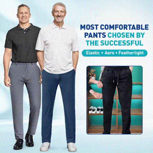 💖Pantaloni casual elastici pentru bărbați, confortabili și respirabili