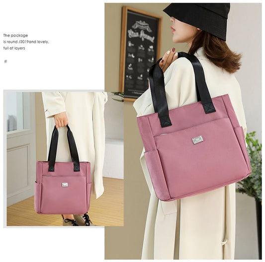 🔥Vodoodporna najlonska torba za čez ramo z veliko prostornino in več žepi🎁