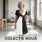 💃 Rochii elegante pentru femei cu patchwork cu decolteu în V