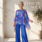 💞Set colorat de vară pentru femei din sifon colorat din 2 piese