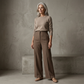 Pantaloni Casual pentru Femei, Culoare Uni, Cu Tăietură Largă-7