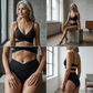 Set de bikini sexy pentru femei, cu șnururi-2