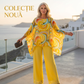 💞Set colorat de vară pentru femei din sifon colorat din 2 piese-1