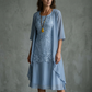 Set de rochie de gală până la genunchi și cardigan pentru femei-2