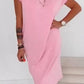 Rochie casual pentru femei, cu mânecă scurtă, tip tricou