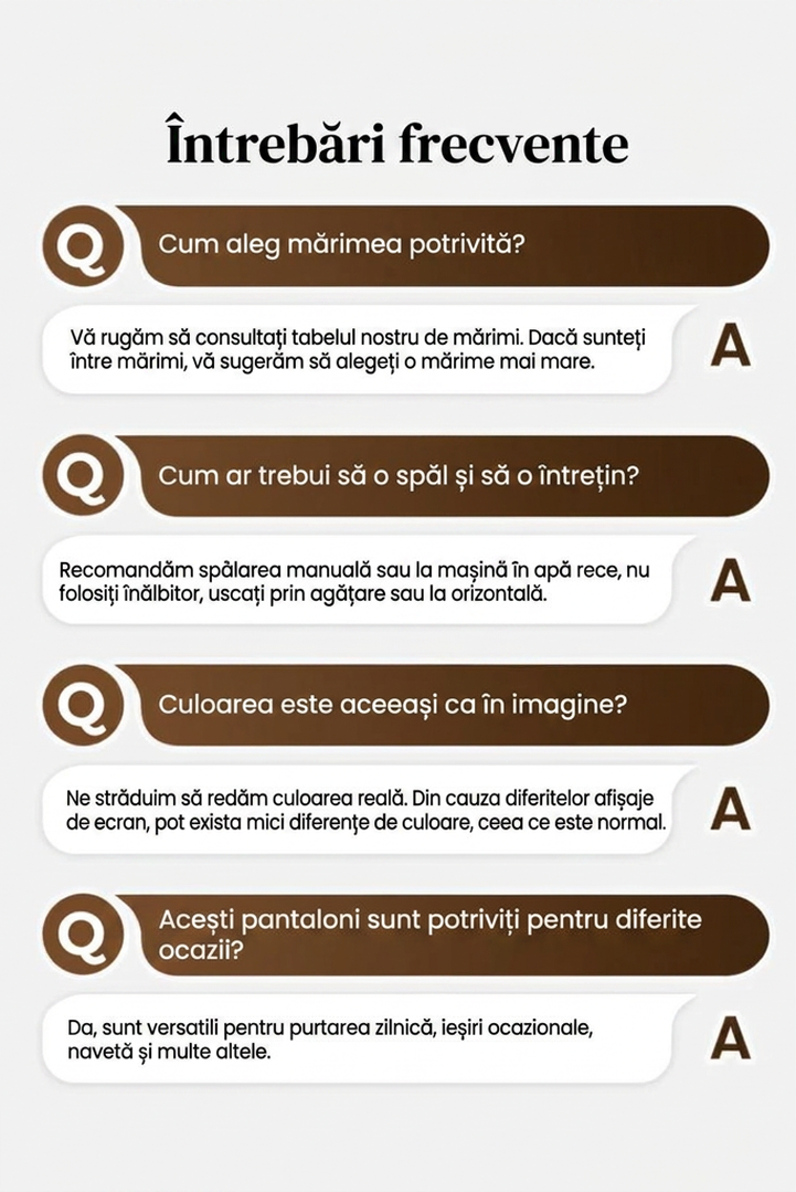 🎉Oferte speciale de sărbători❤️Pantaloni eleganti, cu talie largă și croială lejeră, cu ornamente aurii-14