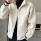 【Cel mai bun cadou pentru el】Bărbați Faux Fleece jachetă groasă pentru bărbați-6