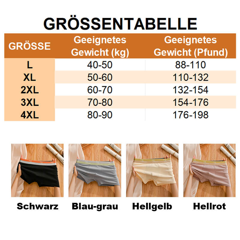 ✨ 🩲Weiche Jacquard-Baumwoll-Unterwäsche für Herren