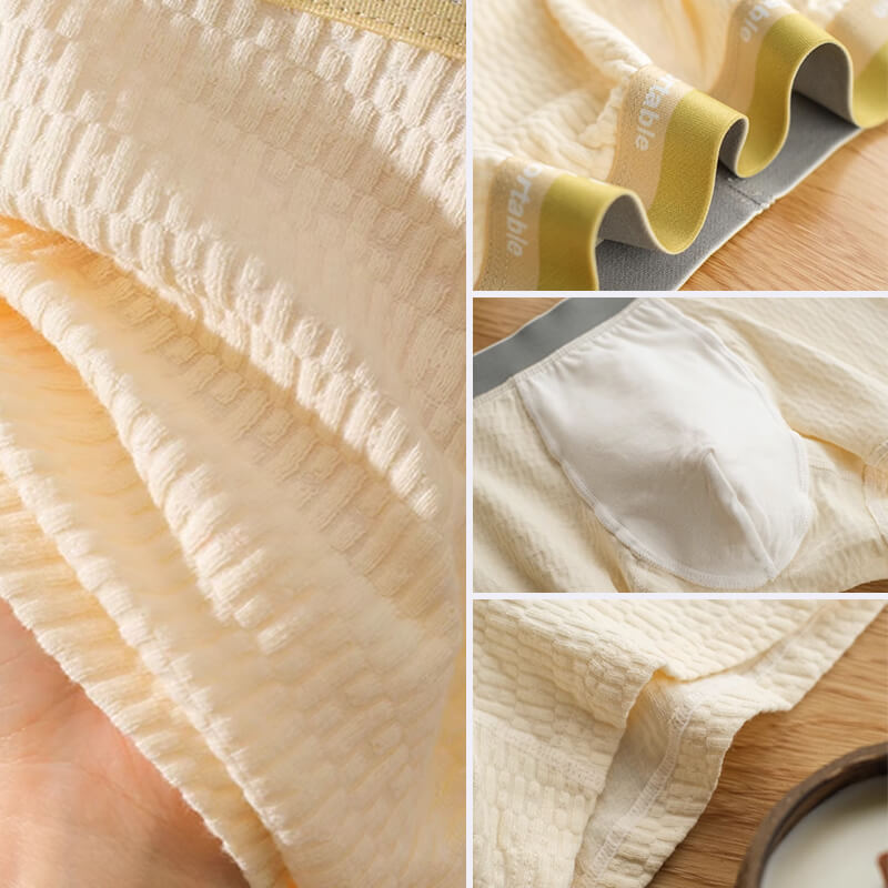 ✨ 🩲Weiche Jacquard-Baumwoll-Unterwäsche für Herren