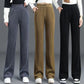 Femei Versatile Simple Stretch Elastic talie vrac largi pantaloni picior-1
