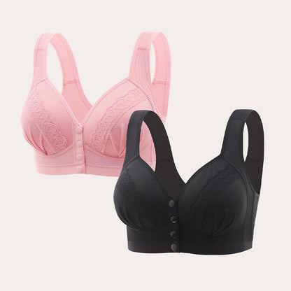 ✨ Sutien cu închidere în față, respirabil, delicat cu pielea, din bumbac 100% 💖