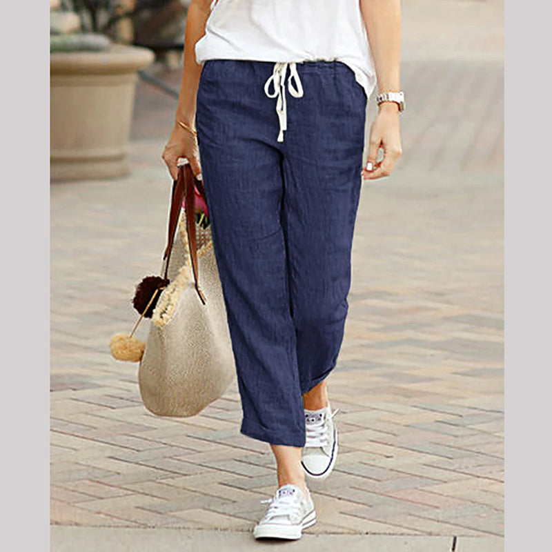 Women's Linen Casual Ankle Pants💐BUY 2 FREE SHIPPING-10