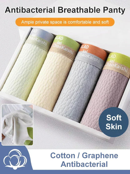 ✨ 🩲Weiche Jacquard-Baumwoll-Unterwäsche für Herren