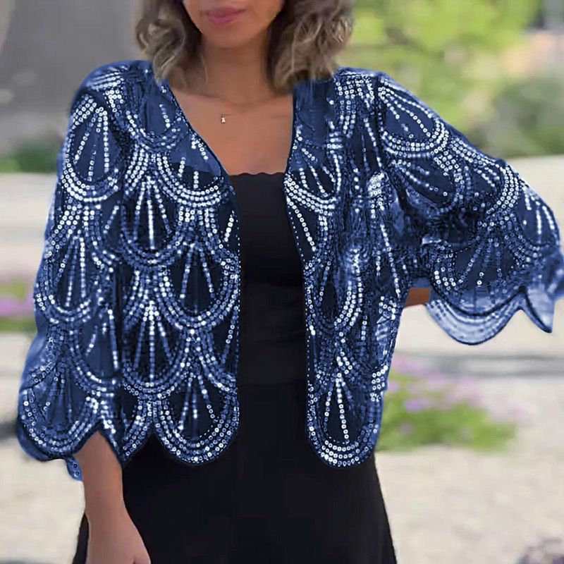 ✨✨✨Șal elegant cu paiete și mărgele pentru femei-6
