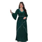 Rochie elegantă cu mânecă lungă pentru femei cu curea-9