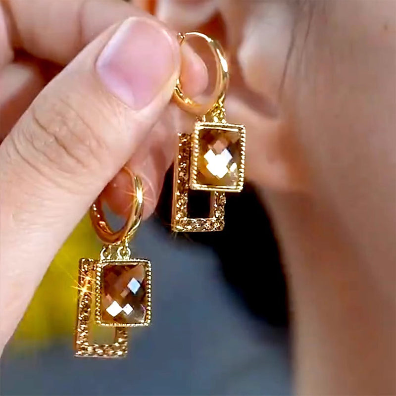 💖Cercei Dangle Hoop pentru femei - ✨Stimulați-vă încrederea-3