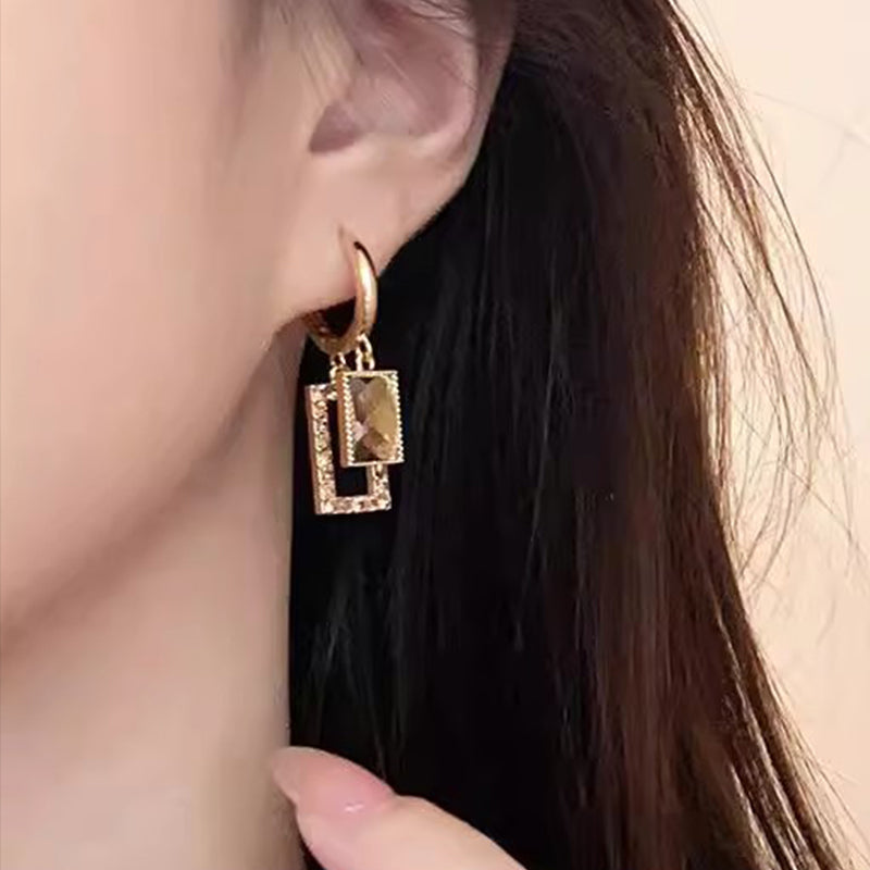💖Cercei Dangle Hoop pentru femei - ✨Stimulați-vă încrederea-2