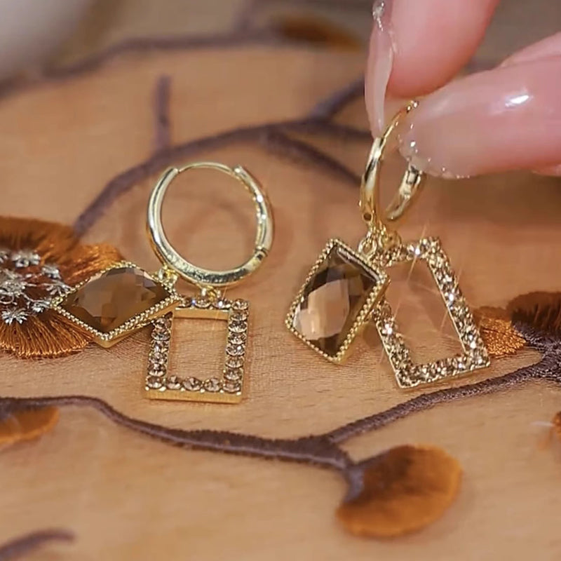 💖Cercei Dangle Hoop pentru femei - ✨Stimulați-vă încrederea-5