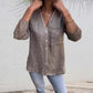 🔥 Cămașă monocromă Casual Button Down pentru femei-6