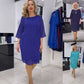 👗 Rochii cu guler rotund și imprimeu pentru femei
