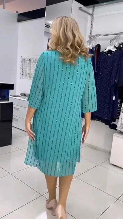 Rochie elegantă din dantelă-7