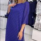 👗 Rochii cu guler rotund și imprimeu pentru femei