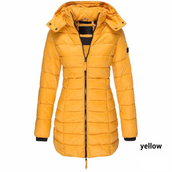 💖Femei de iarna bumbac jumătate Coat cald cu glugă Jacket🎁-10