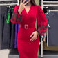 👗  Rochie pentru femei cu decolteu în V-5
