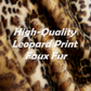 ❄️Zimné Specials❄️Women je módne Leopard tlač teplé Faux kožušiny strednej dĺžky kabát