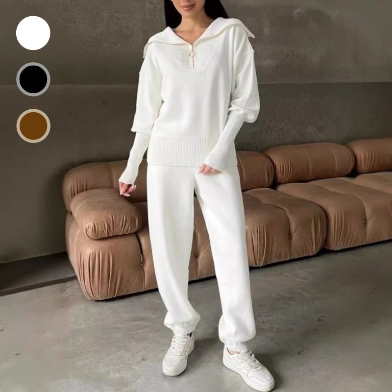 Set 2 piese sport casual pentru femei-3