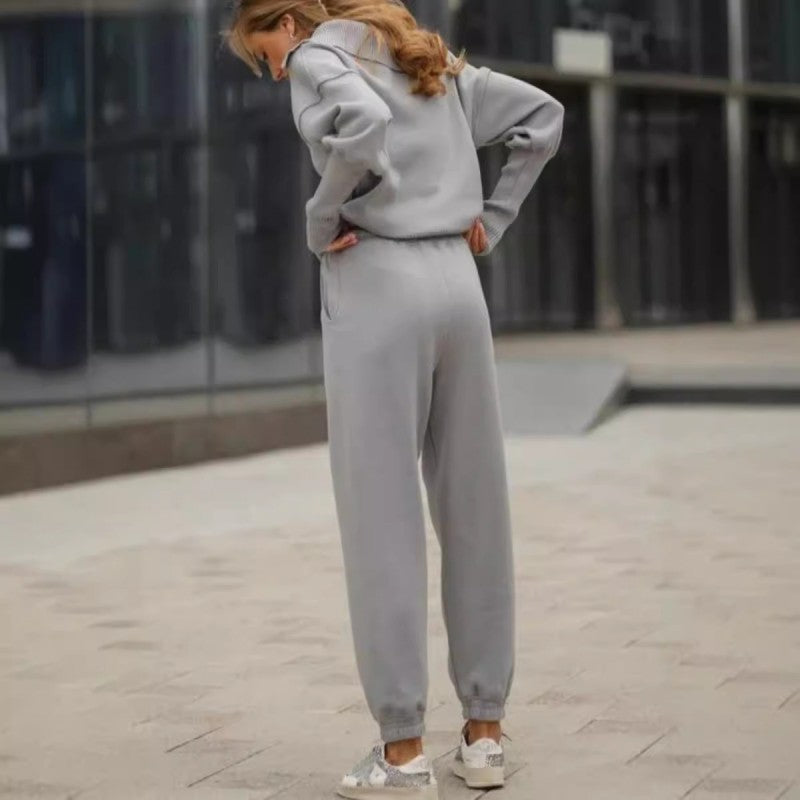 Set 2 piese sport casual pentru femei-5