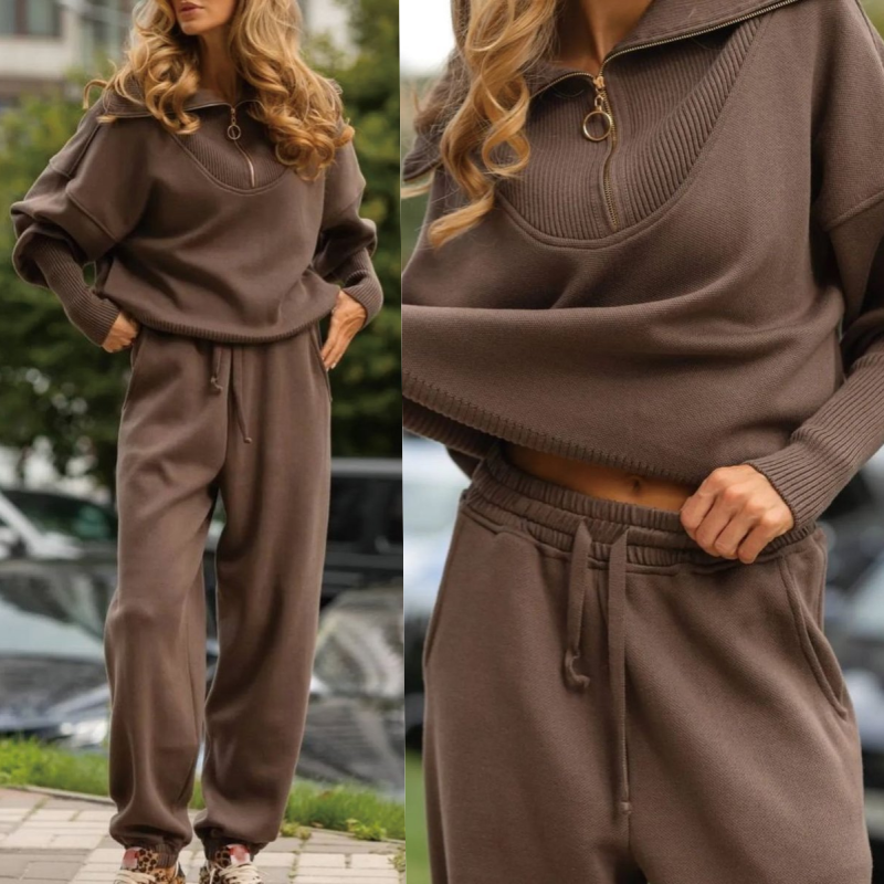 Set 2 piese sport casual pentru femei-9