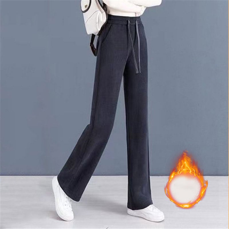 【🔥Adio frigului】👖Pantaloni cu picior lat din catifea Corduroy-2
