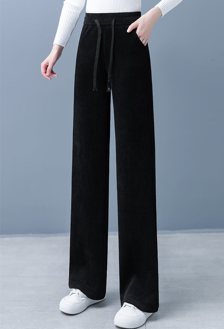 【🔥Adio frigului】👖Pantaloni cu picior lat din catifea Corduroy-6