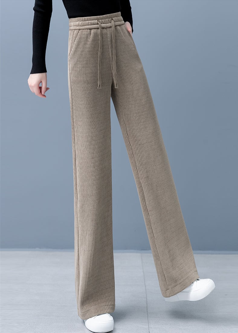 【🔥Adio frigului】👖Pantaloni cu picior lat din catifea Corduroy-4